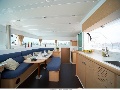 Galley and saloon