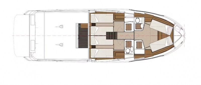 Greenline 48 Fly - 3 cabins