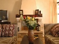 Living room with fire place